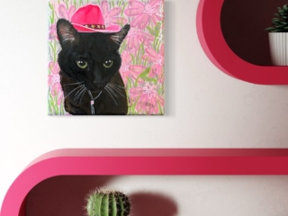 Pet Portrait by Hannah Finch Free Range Artist4