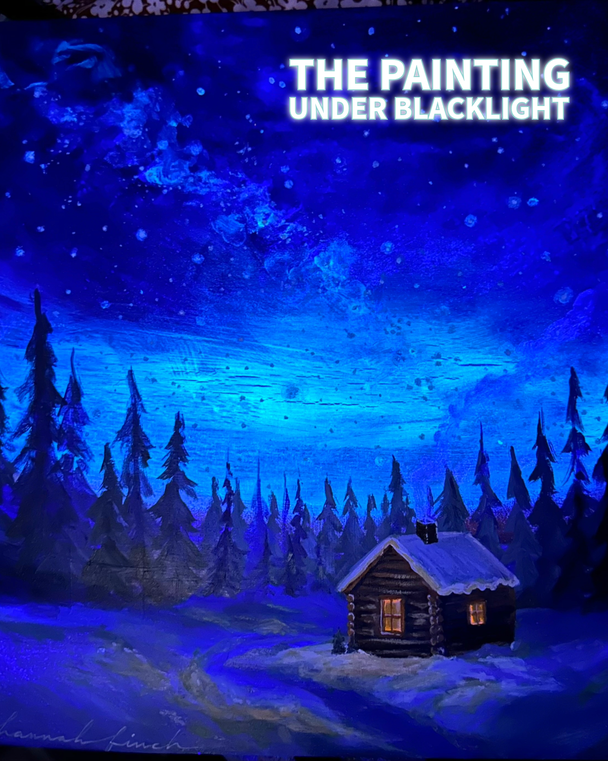 Paint & Sip: ✨ Cozy Glowing Mountain Cabin - 3 Paintings in One! - Image 5